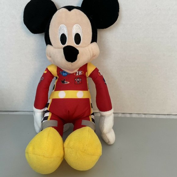 Mickey Mouse NASCAR Race Car Driver + Itty Bitty - Picture 8 of 12